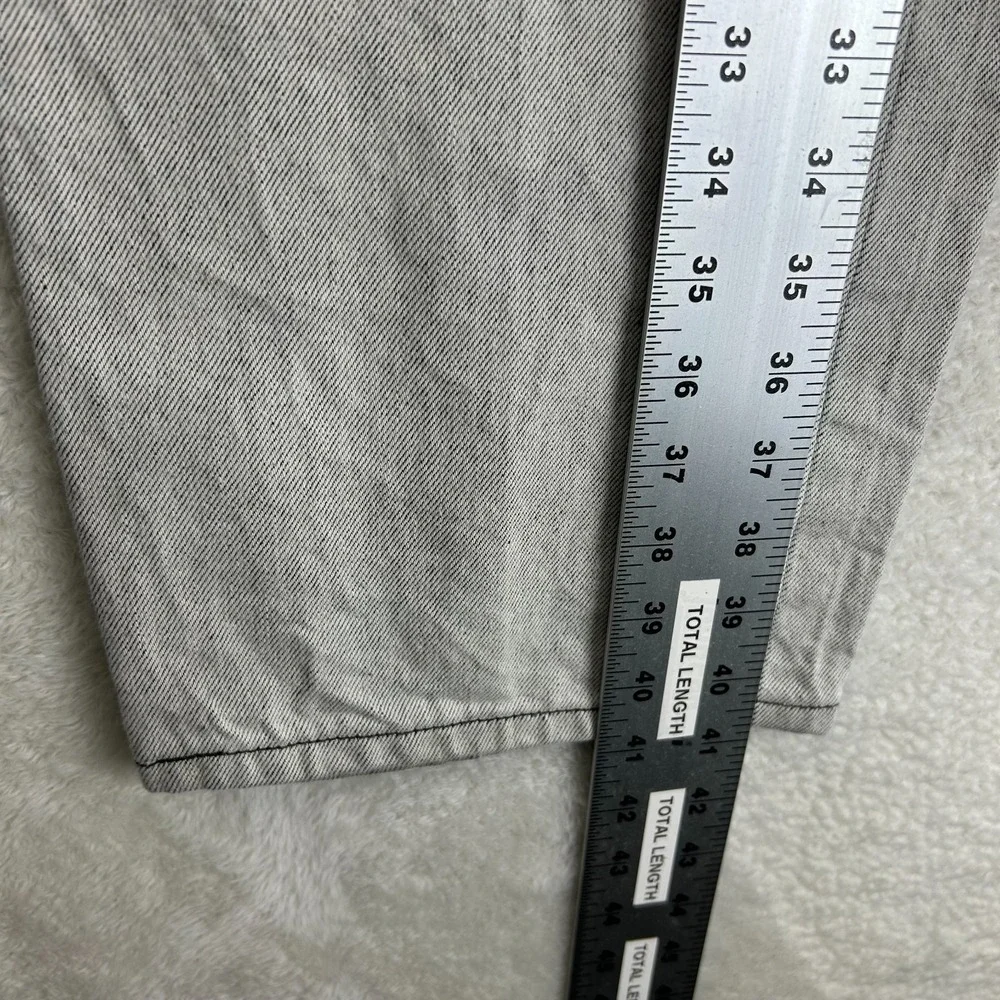 Levi's 501 XX Straight Fit Jeans Mens 38x32 White Twill Button Fly Pockets READ